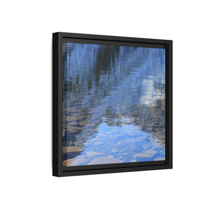 Reflected Stones - Unique Stretched Canvas Wall Art