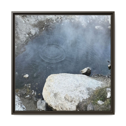 Ripples of Silence - Unique Stretched Canvas Wall Art