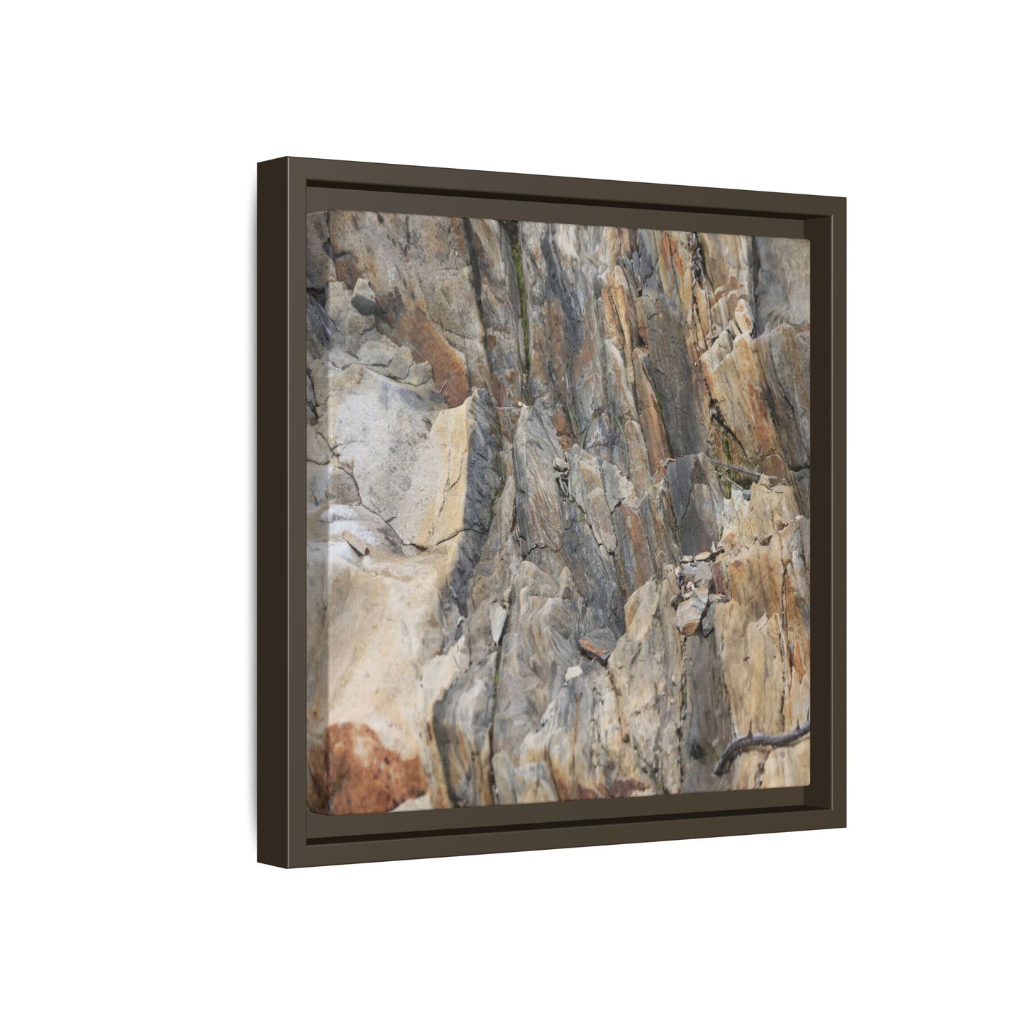 Stone's Silent Symphony - Unique Stretched Canvas Wall Art - Art By Earth