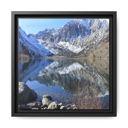 Reflections of Stillness - Unique Stretched Canvas Wall Art