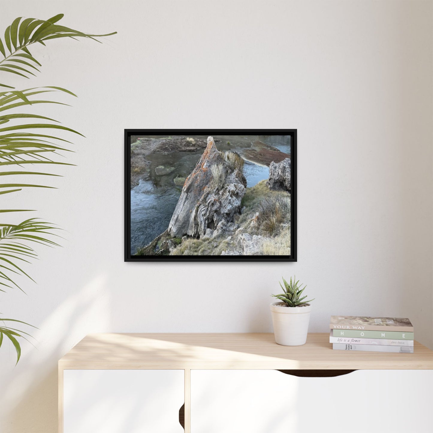 Carved by Water - Unique Stretched Canvas Wall Art