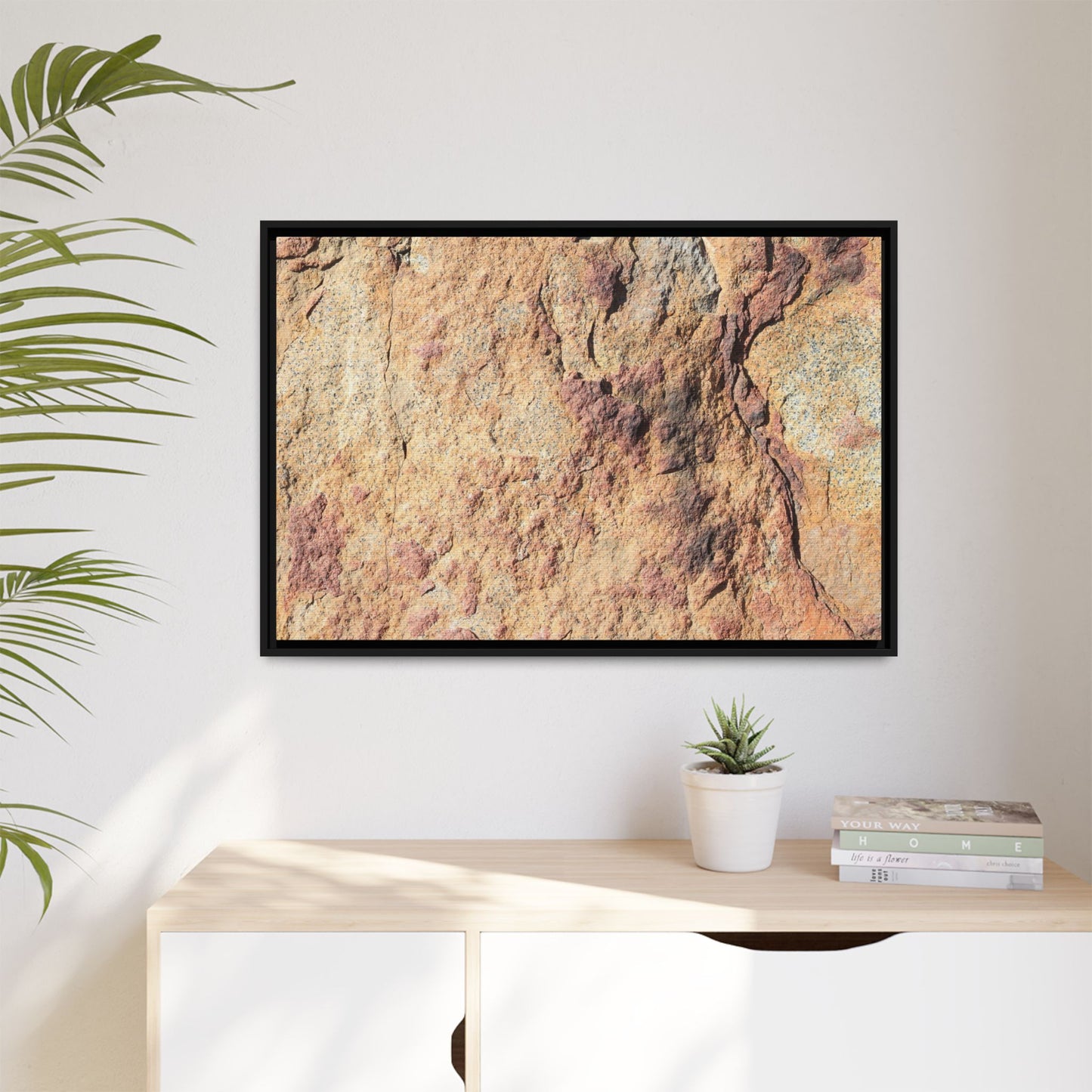 Fractal Stone - Unique Stretched Canvas Wall Art - Art By Earth