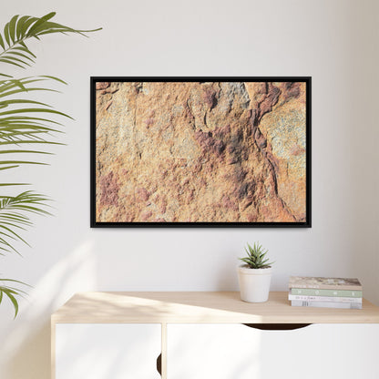 Fractal Stone - Unique Stretched Canvas Wall Art - Art By Earth