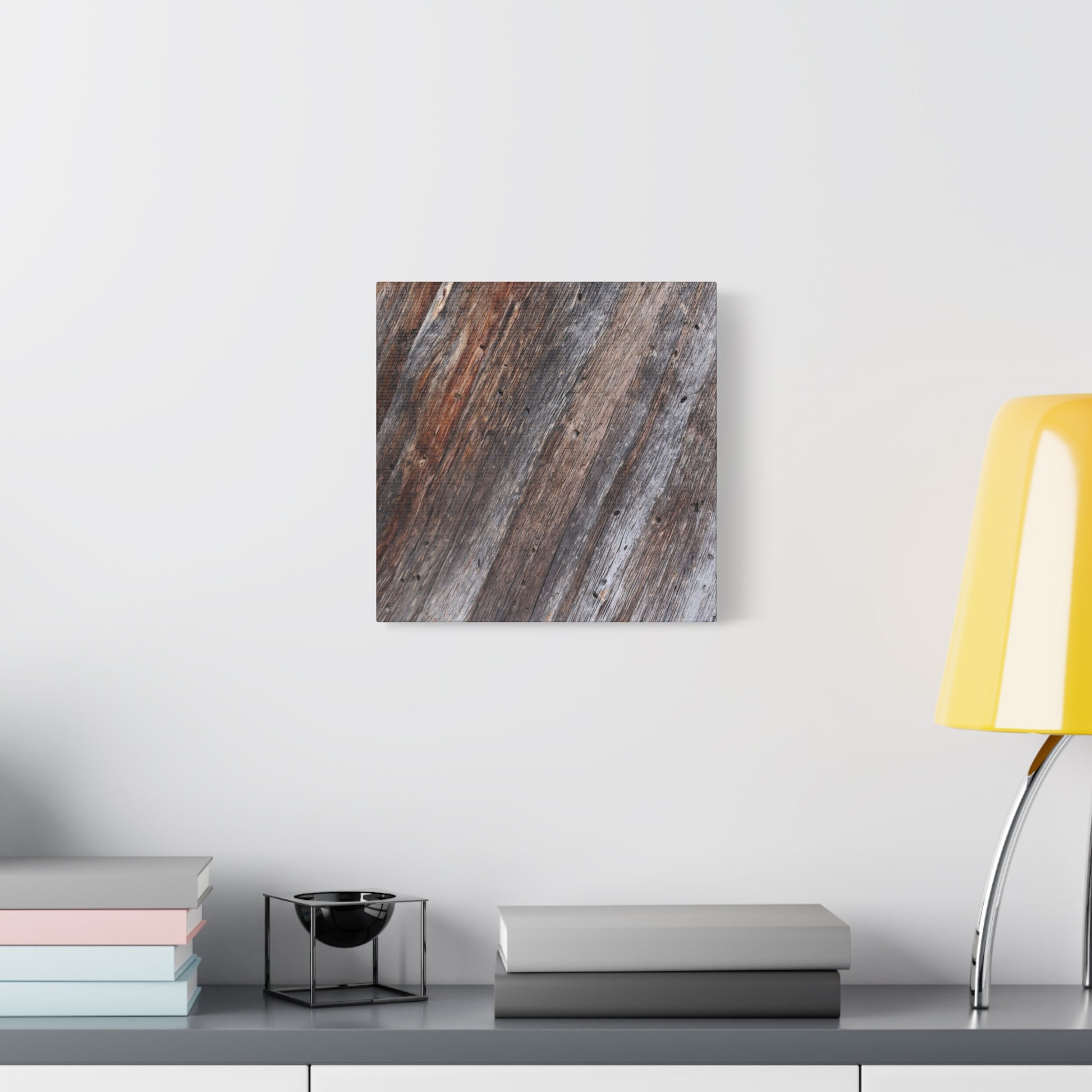 Aged Timber Surface - Unique Frameless Canvas Wall Art - Art By Earth