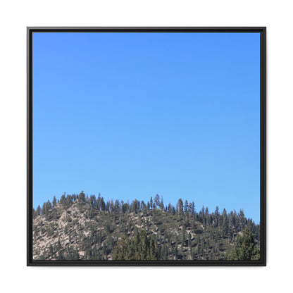 Blue Silence - Unique Stretched Canvas Wall Art