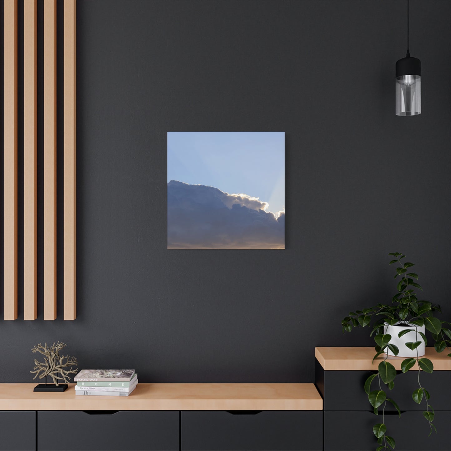 Cloud Mountain - Unique Frameless Canvas Wall Art
