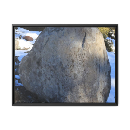 Glacial Solitude - Unique Stretched Canvas Wall Art