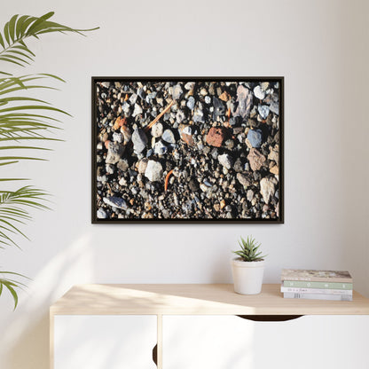 Stones and Soil - Unique Stretched Canvas Wall Art