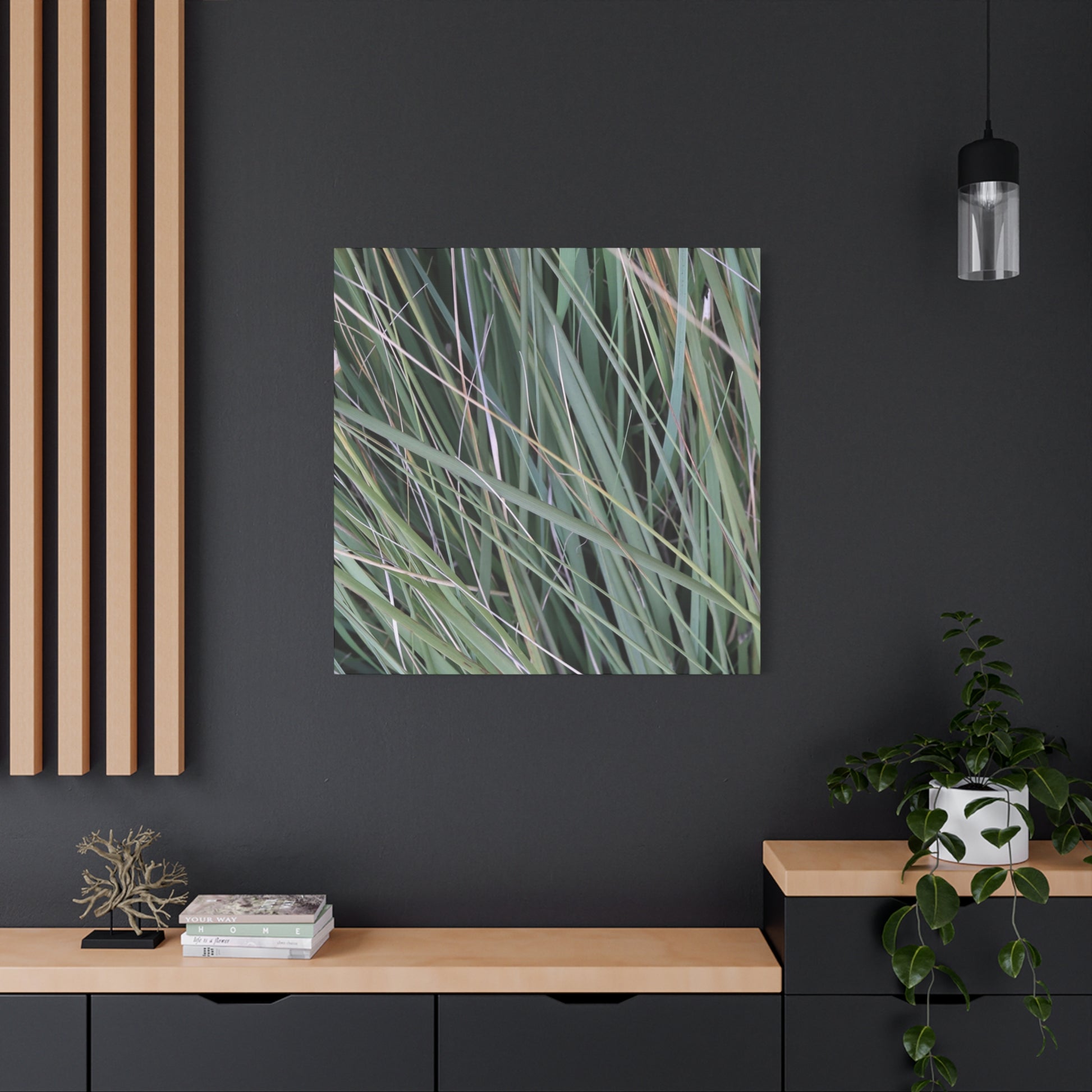 Whispers of Green - Unique Frameless Canvas Wall Art - Art By Earth