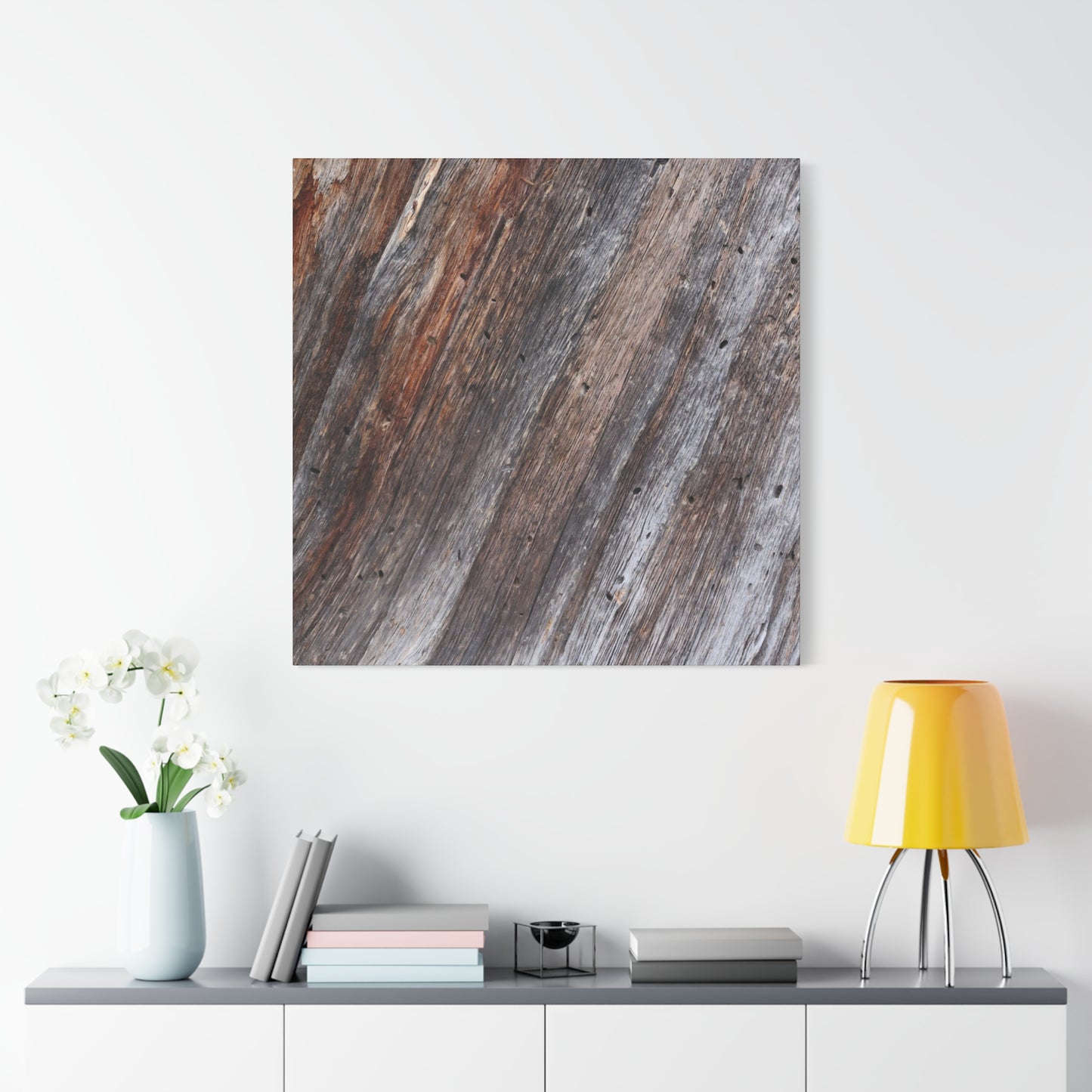 Aged Timber Surface - Unique Frameless Canvas Wall Art - Art By Earth