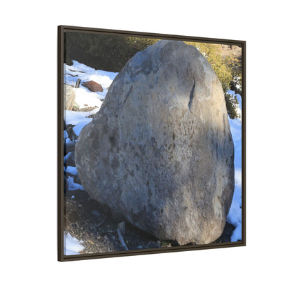 Glacial Solitude - Unique Stretched Canvas Wall Art