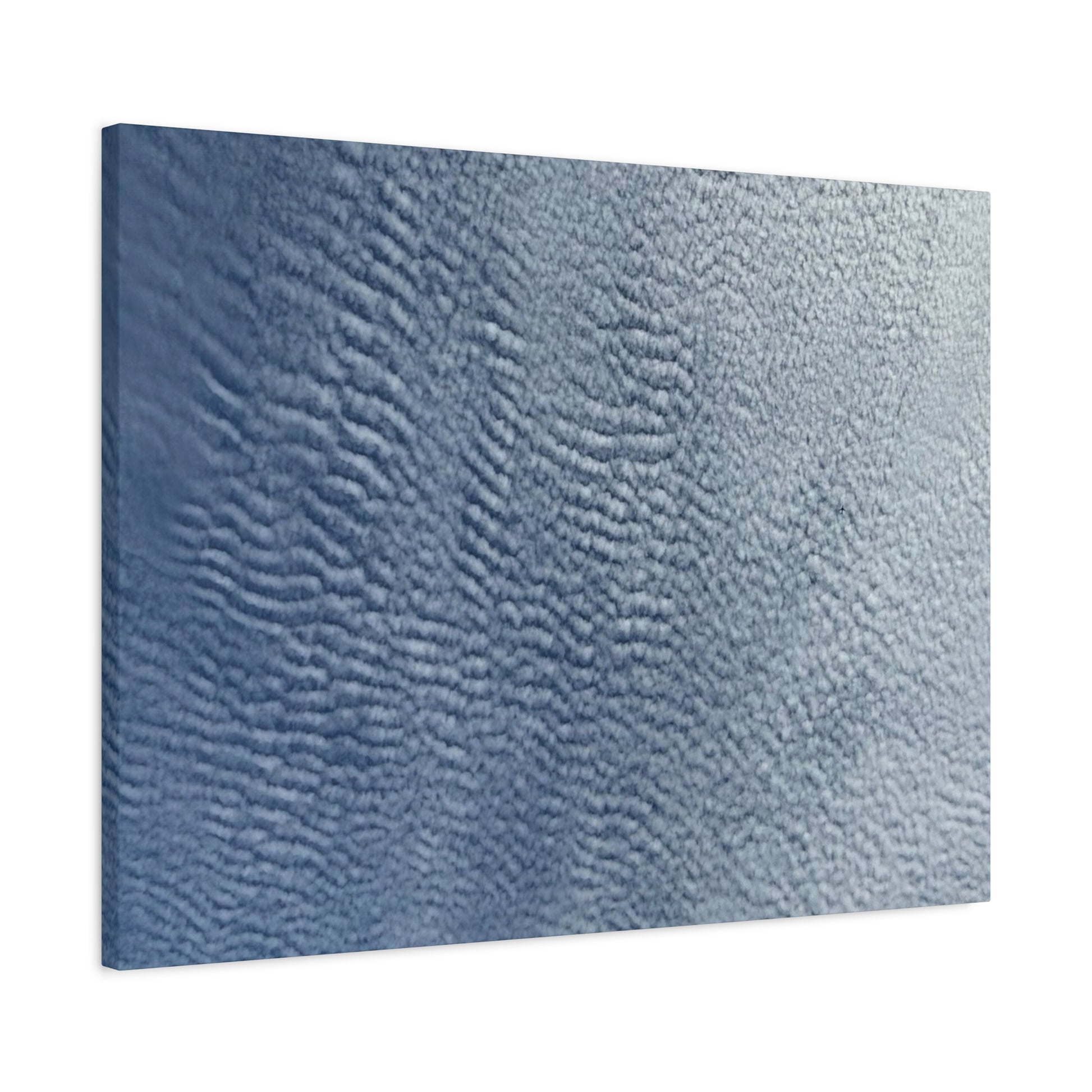 Rippling Echoes of Cerulean Stillness - Unique Frameless Canvas Wall Art - Art By Earth