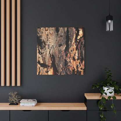 Wooden Terrain - Unique Frameless Canvas Wall Art - Art By Earth