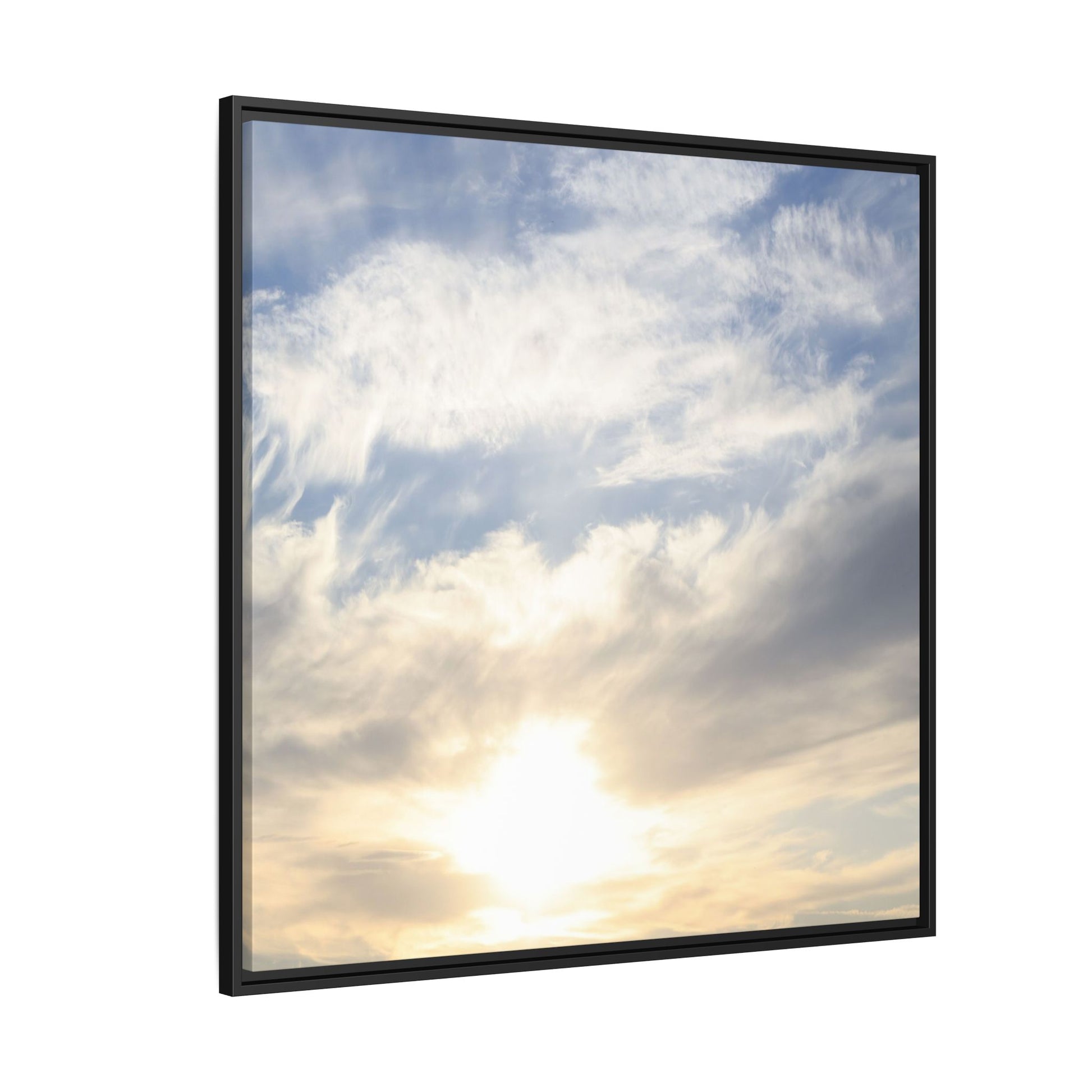 Sky's Ethereal Whisper - Unique Stretched Canvas Wall Art - Art By Earth