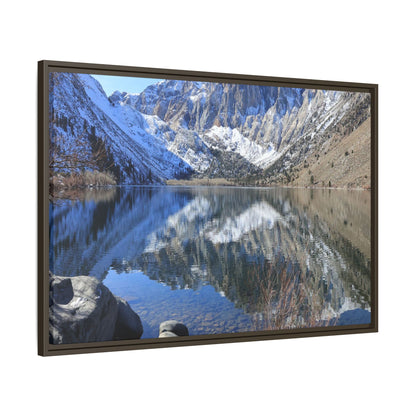 Reflections of Stillness - Unique Stretched Canvas Wall Art