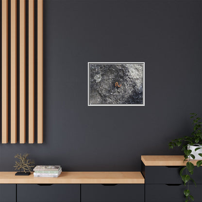 Volcanic Ash and Copper - Unique Stretched Canvas Wall Art - Art By Earth