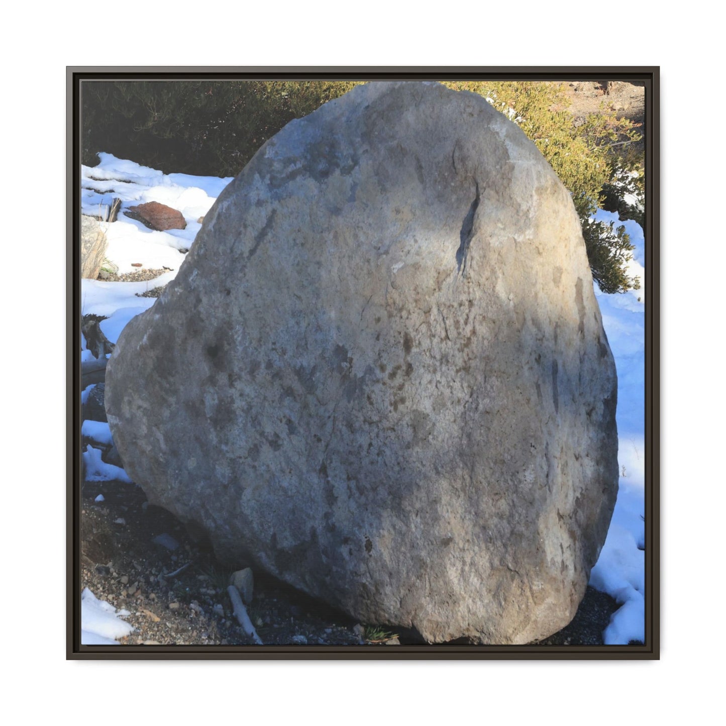 Glacial Solitude - Unique Stretched Canvas Wall Art