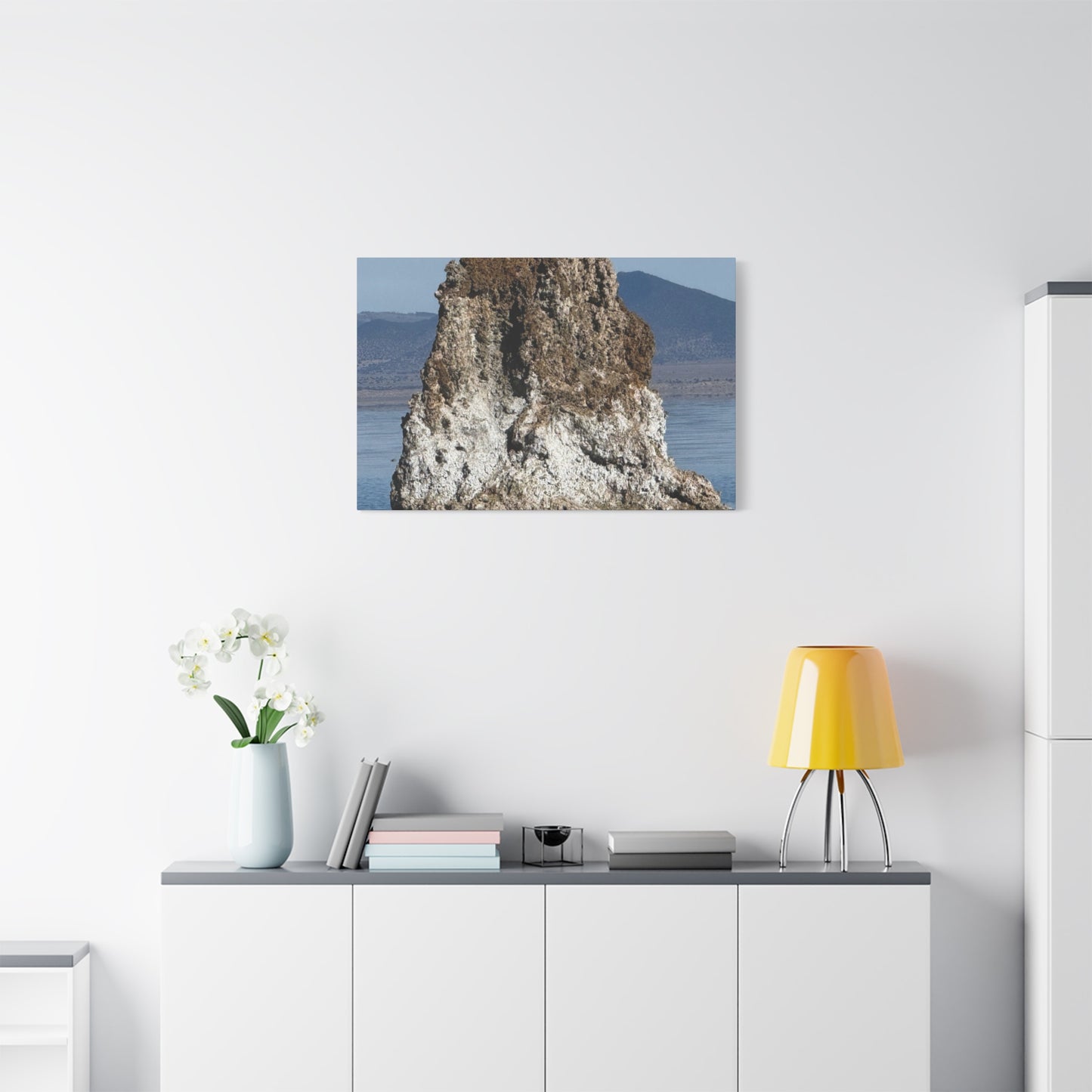 Monolith of Stillness - Unique Frameless Canvas Wall Art