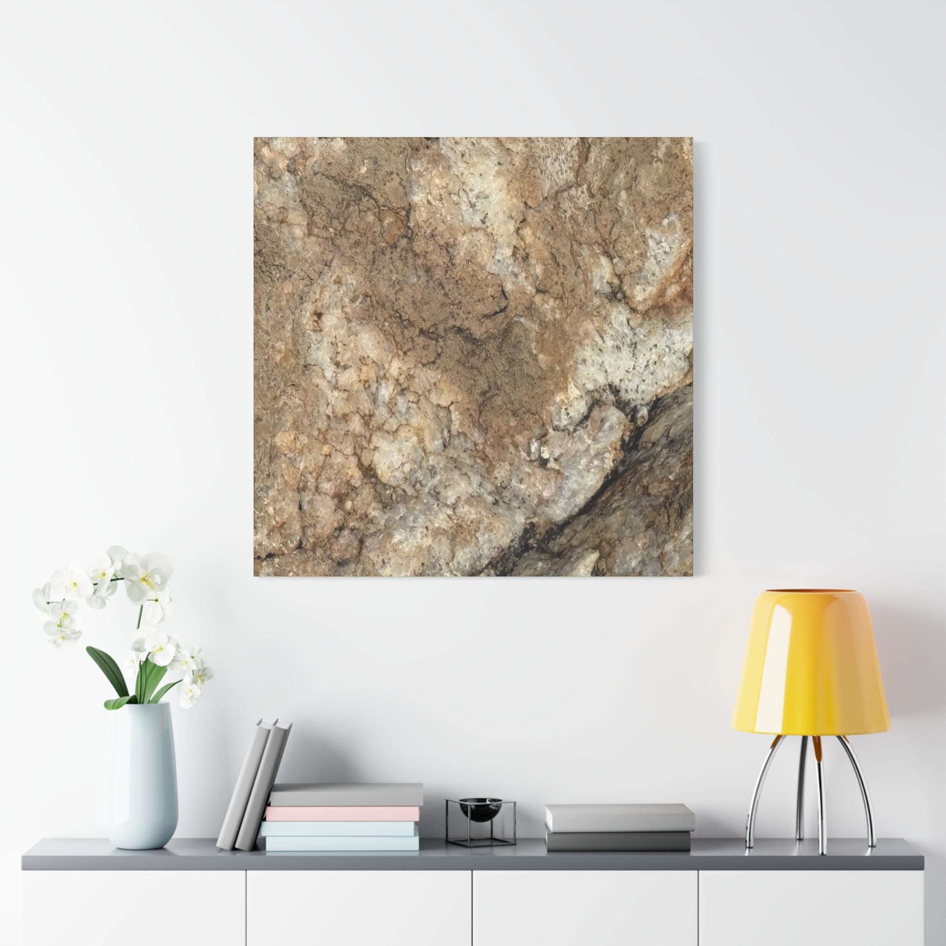 Desert Terrain - Unique Frameless Canvas Wall Art - Art By Earth