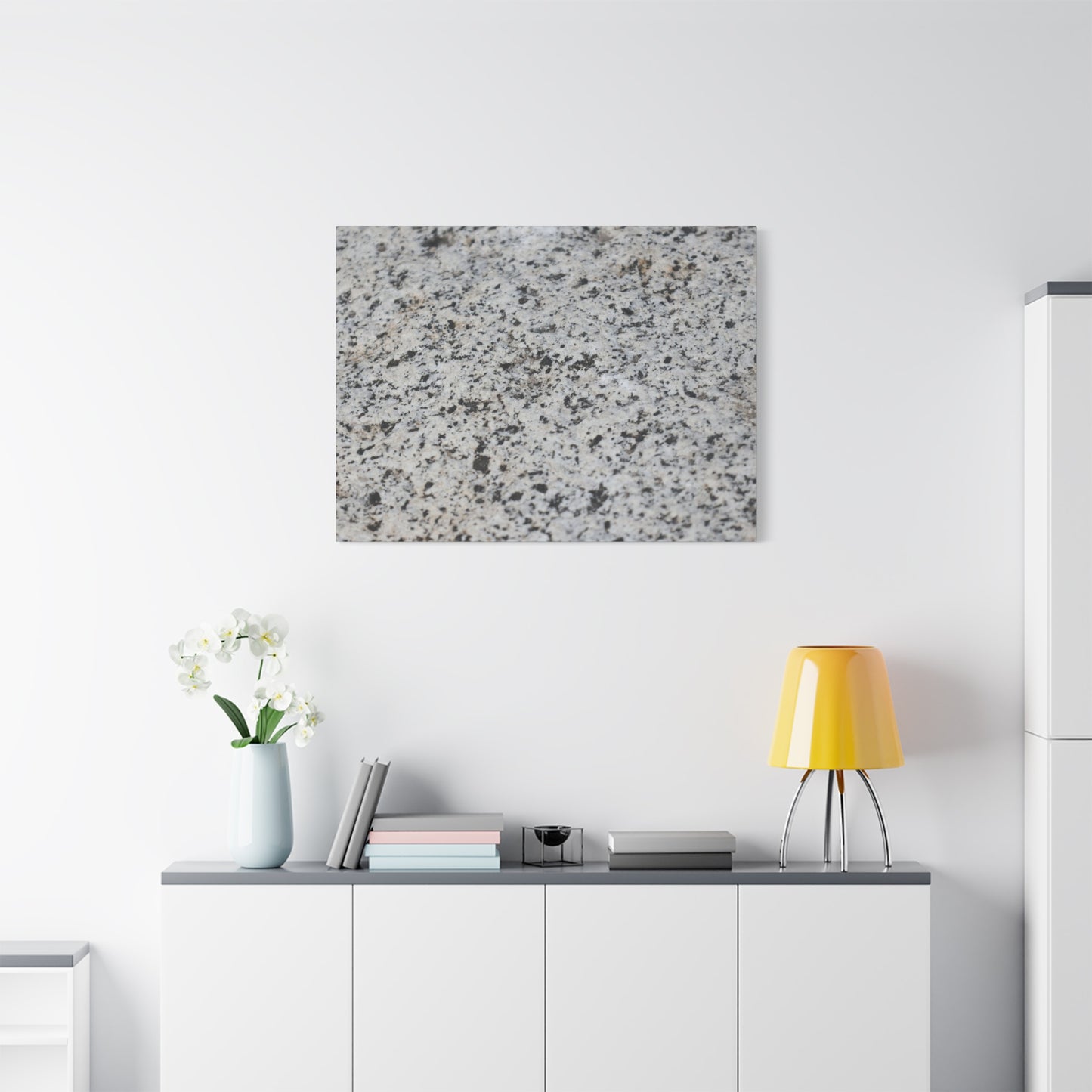 Speckled Silence - Unique Frameless Canvas Wall Art - Art By Earth