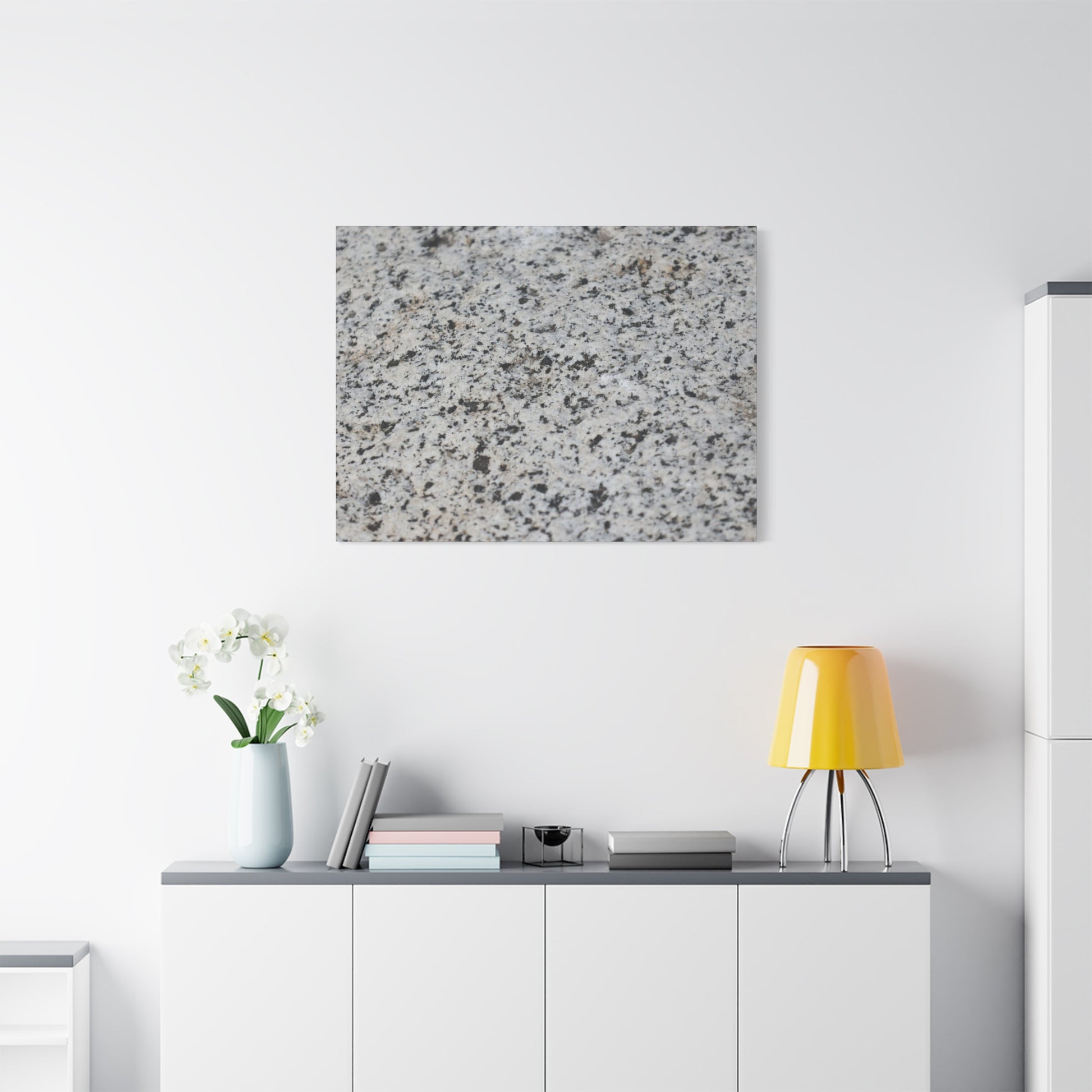 Speckled Silence - Unique Frameless Canvas Wall Art - Art By Earth