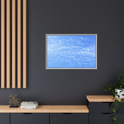 Wispy Blue Dreams - Unique Stretched Canvas Wall Art - Art By Earth