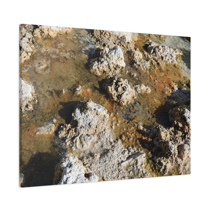 Strata of Decay - Unique Frameless Canvas Wall Art