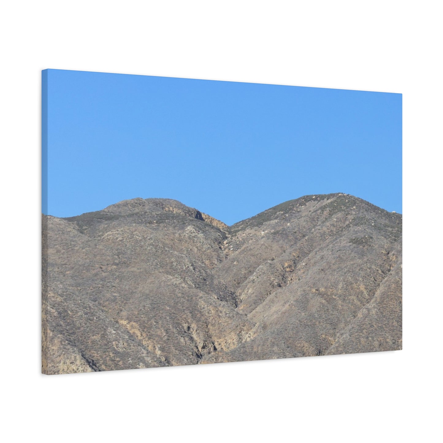 Dusty Peaks of Silence - Unique Frameless Canvas Wall Art - Art By Earth