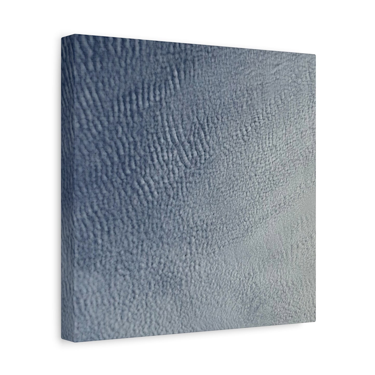 Undulating Whispers of Cerulean - Unique Frameless Canvas Wall Art - Art By Earth