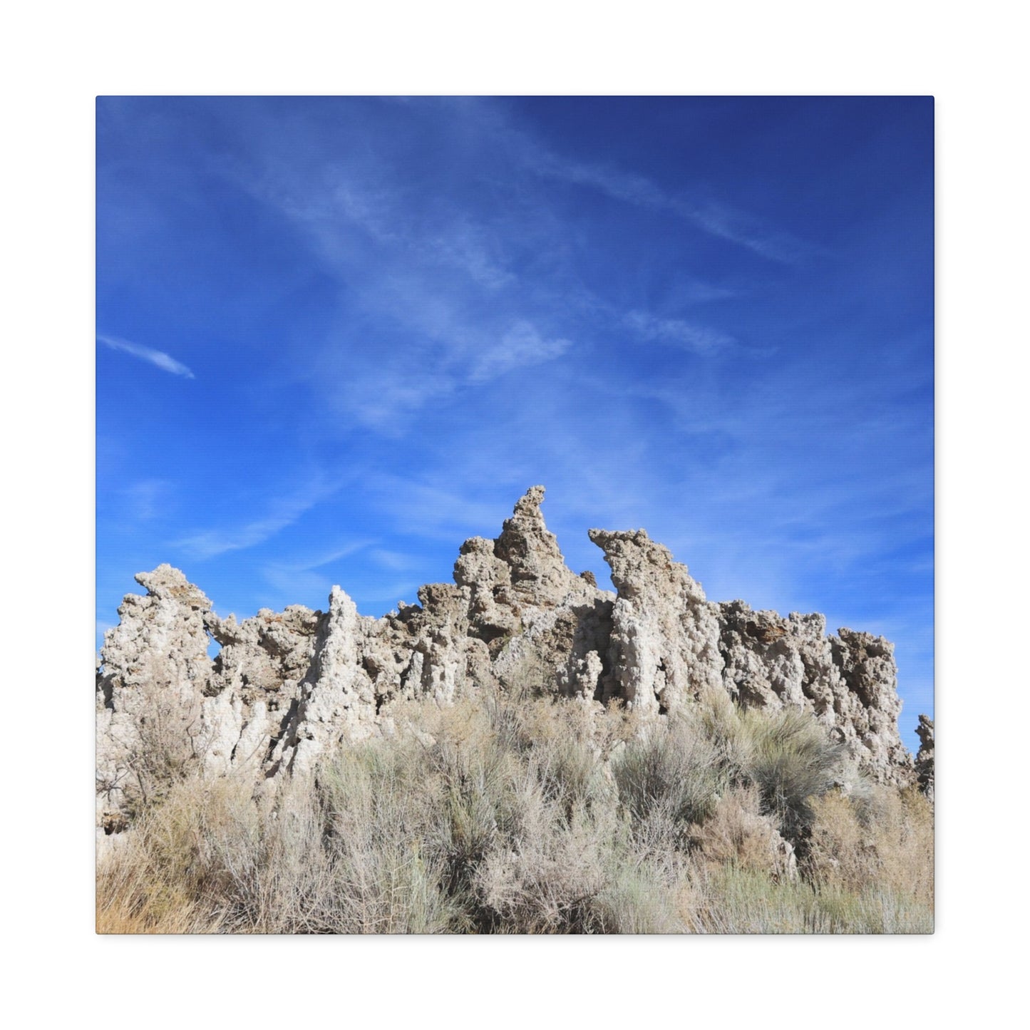 Sentinel Spires - Unique Frameless Canvas Wall Art