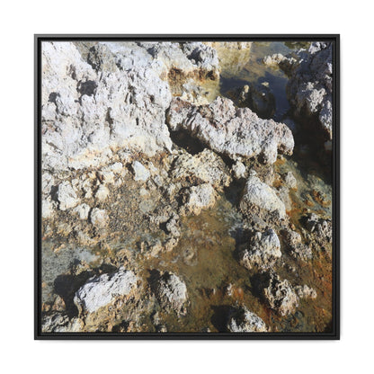 Strata of Silence - Unique Stretched Canvas Wall Art