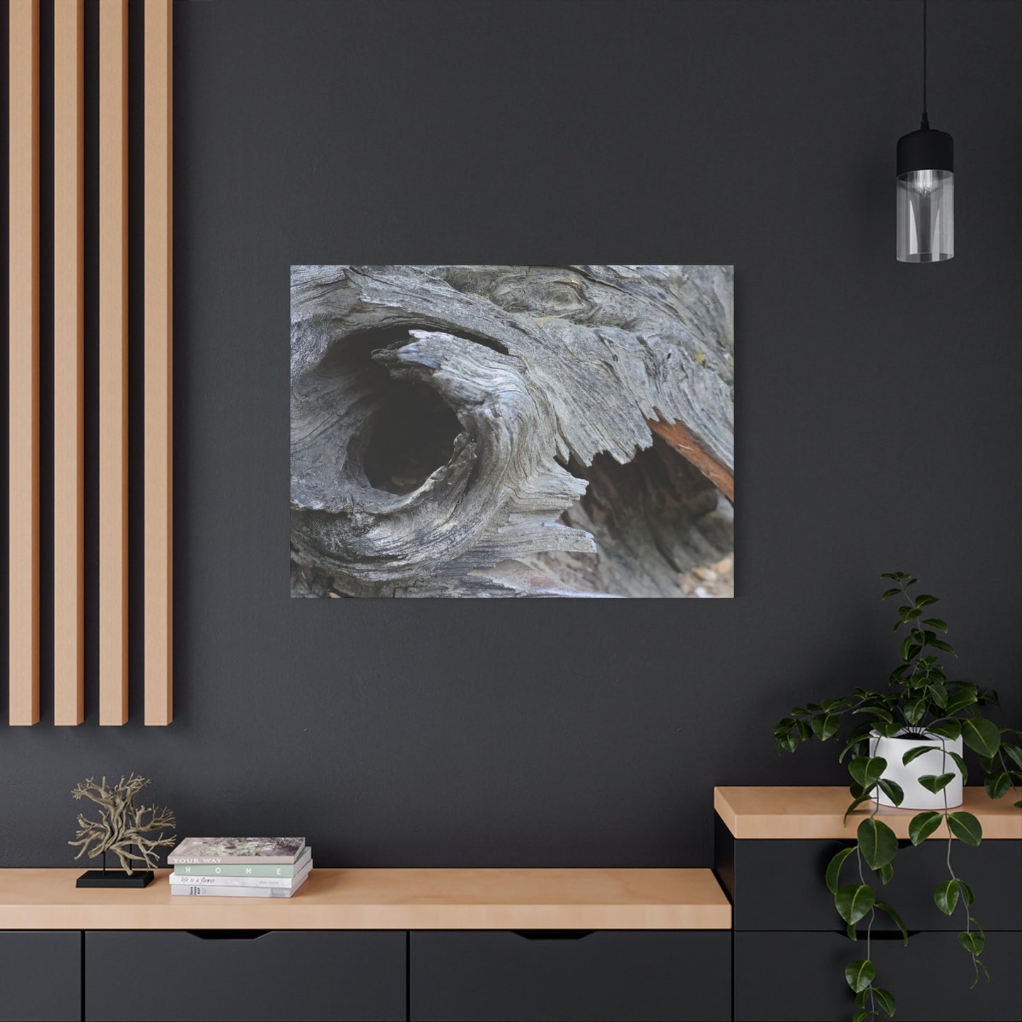 Twisted Whispers of the Forest Floor - Unique Frameless Canvas Wall Art - Art By Earth