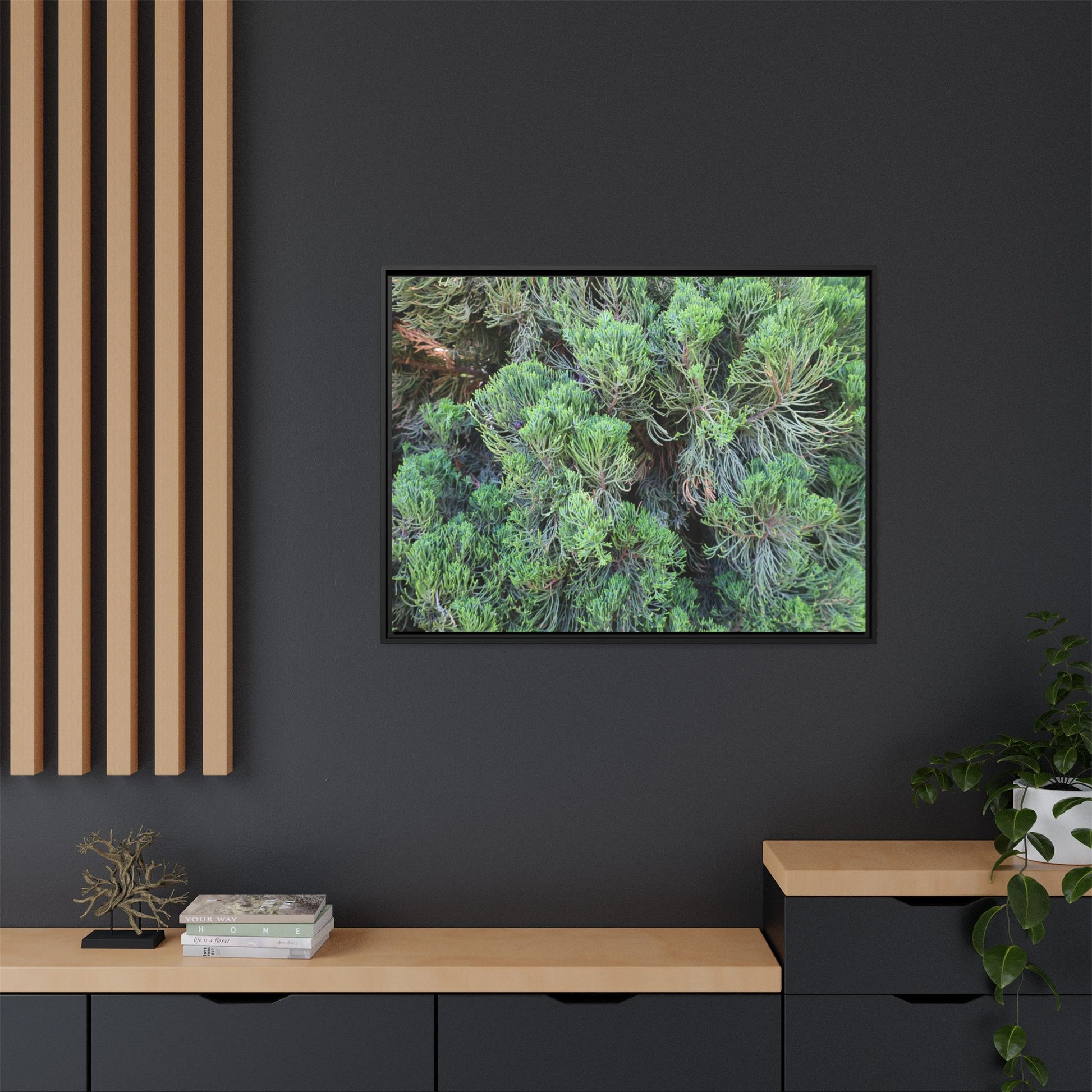 Verdant Whispers - Unique Stretched Canvas Wall Art - Art By Earth