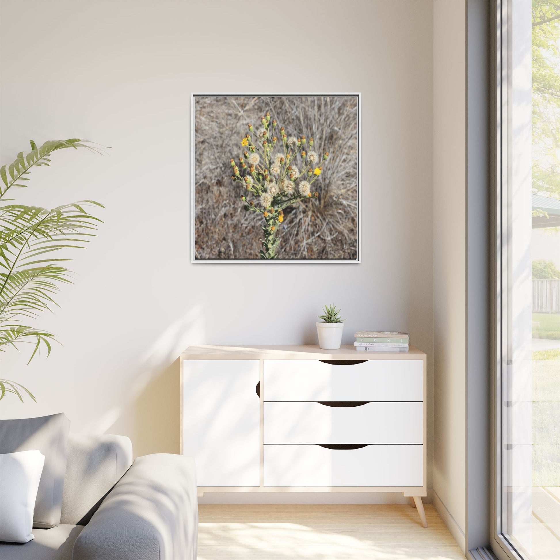 Whispers of the Dry Grass - Unique Stretched Canvas Wall Art - Art By Earth
