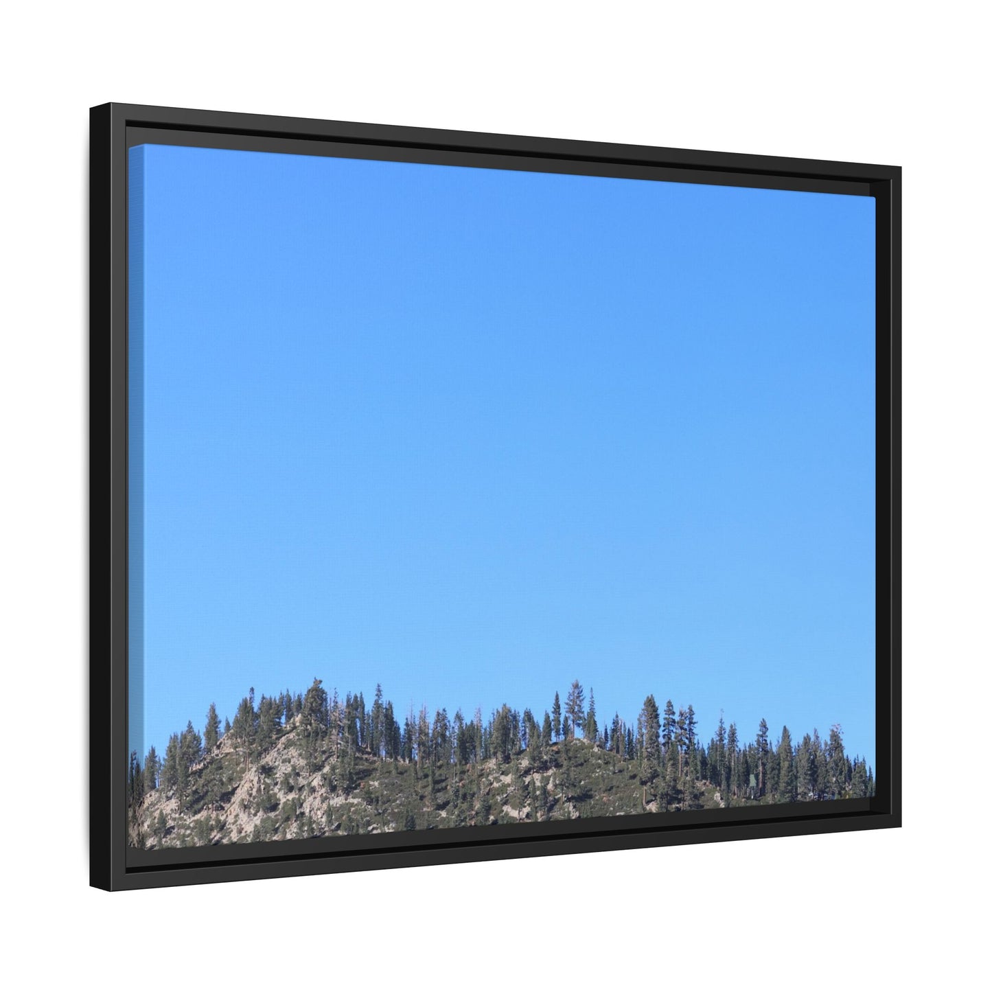 Blue Silence - Unique Stretched Canvas Wall Art