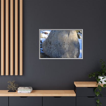 Glacial Solitude - Unique Stretched Canvas Wall Art