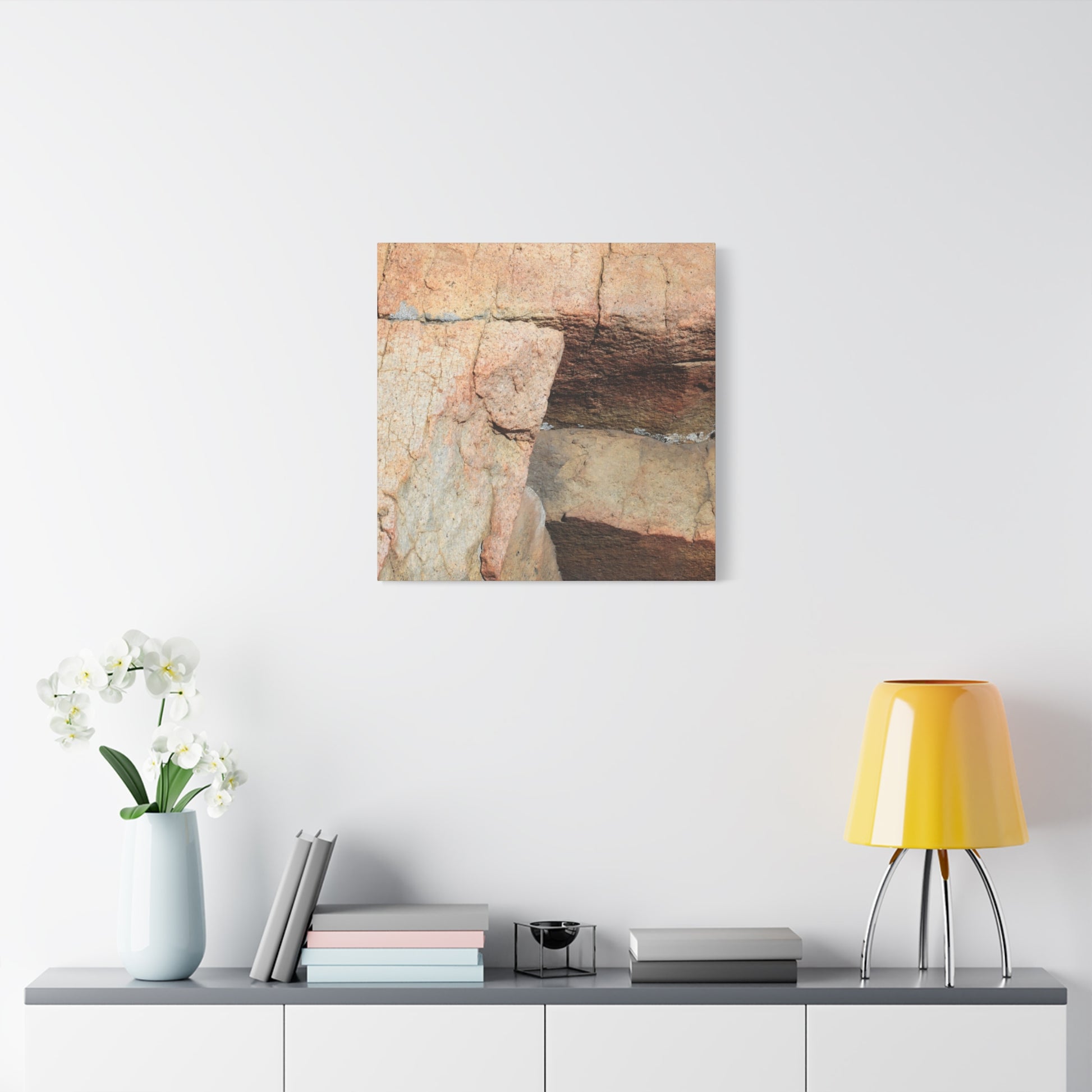 Layered Echoes - Unique Frameless Canvas Wall Art - Art By Earth