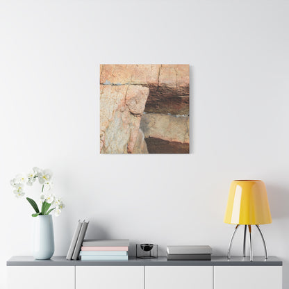 Layered Echoes - Unique Frameless Canvas Wall Art - Art By Earth