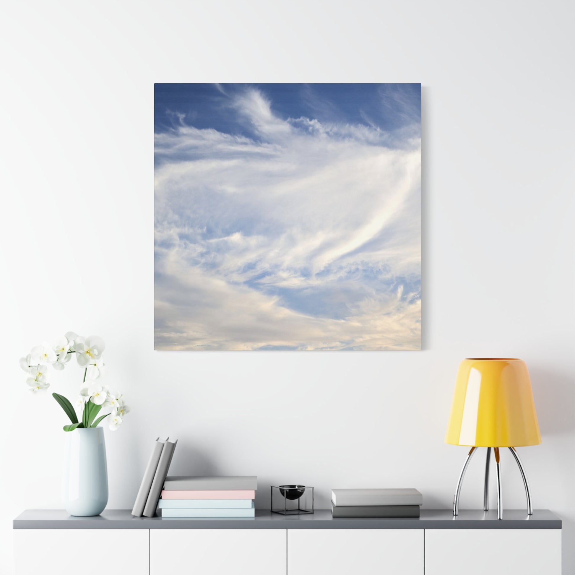 Whispers of Celestial Breath - Unique Frameless Canvas Wall Art - Art By Earth