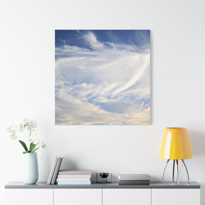 Whispers of Celestial Breath - Unique Frameless Canvas Wall Art - Art By Earth