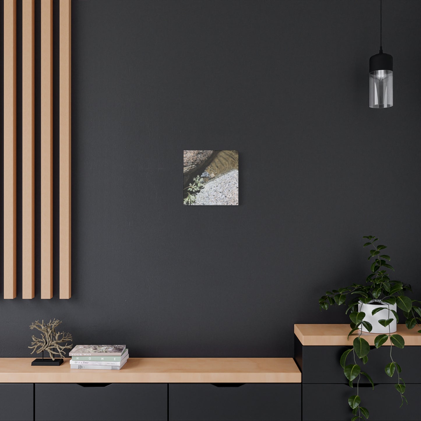 Between Stone and Sand - Unique Frameless Canvas Wall Art - Art By Earth