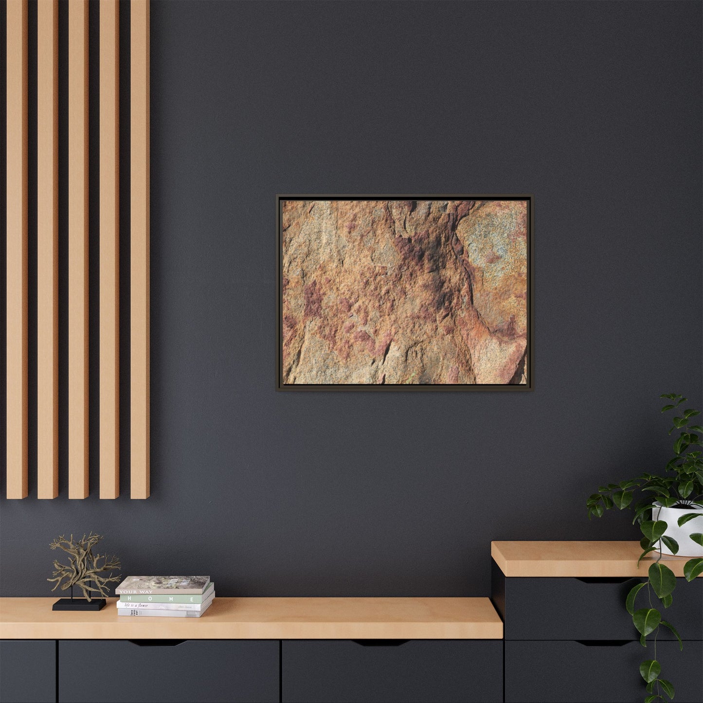 Russet Stone - Unique Stretched Canvas Wall Art - Art By Earth