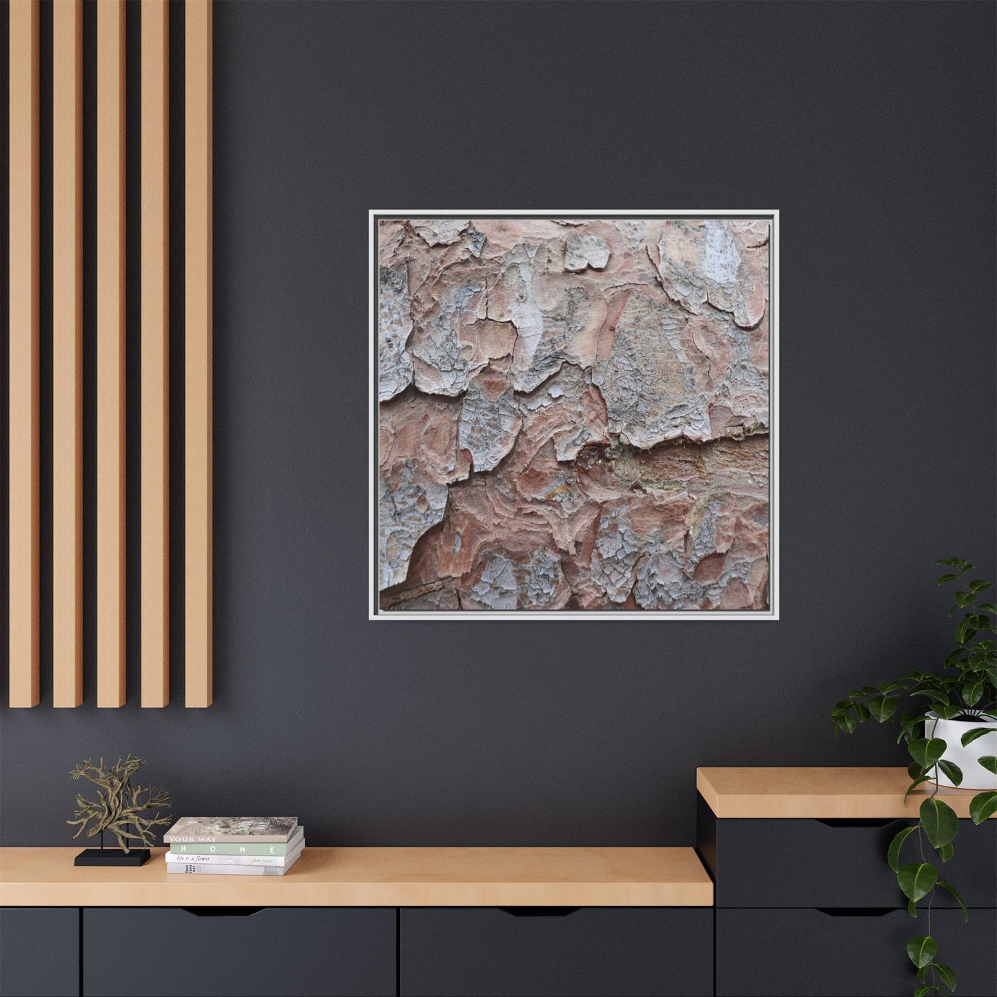 Flaking Serenity - Unique Stretched Canvas Wall Art - Art By Earth