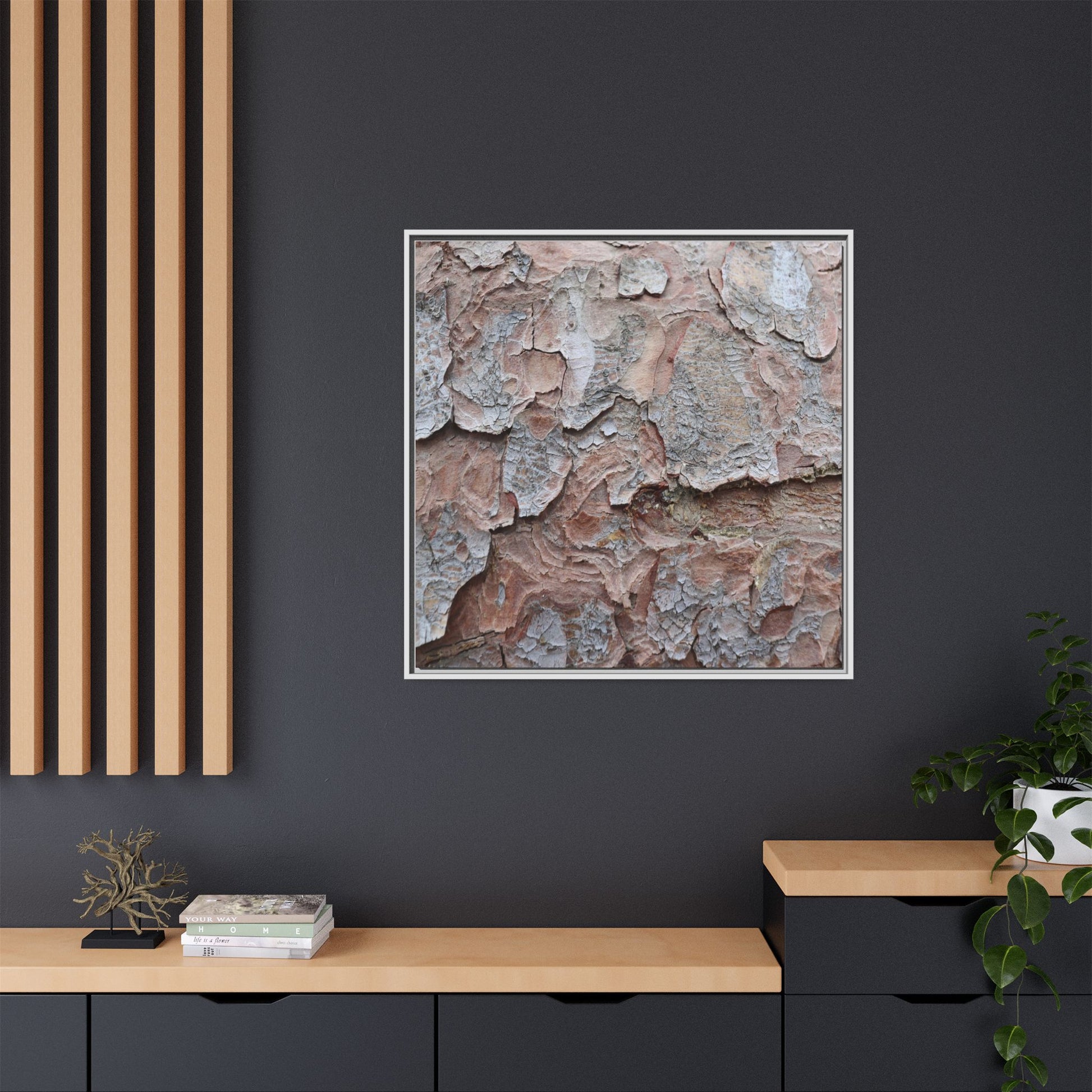 Flaking Serenity - Unique Stretched Canvas Wall Art - Art By Earth