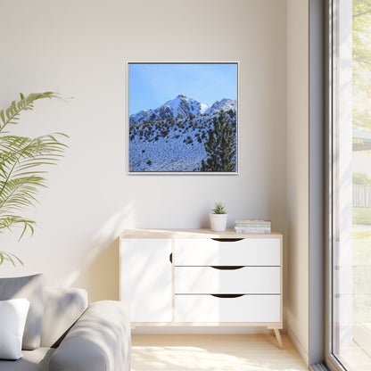Snow's Embrace - Unique Stretched Canvas Wall Art