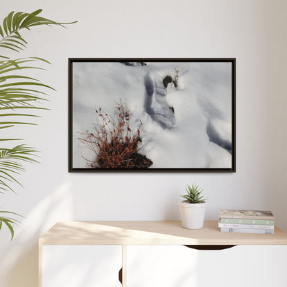 Frostbound Whispers - Unique Stretched Canvas Wall Art