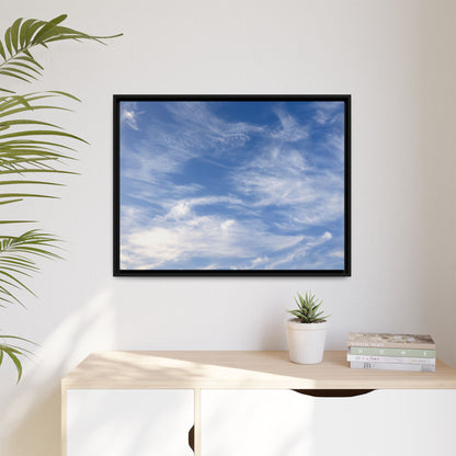 Ethereal Blue Tapestry - Unique Stretched Canvas Wall Art - Art By Earth