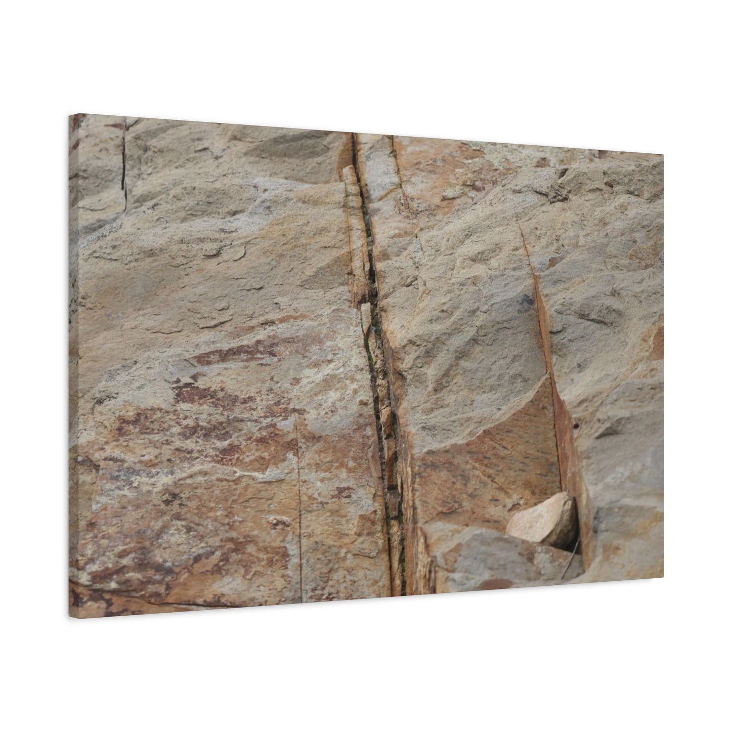 Cracked Canvas of Time - Unique Frameless Canvas Wall Art - Art By Earth