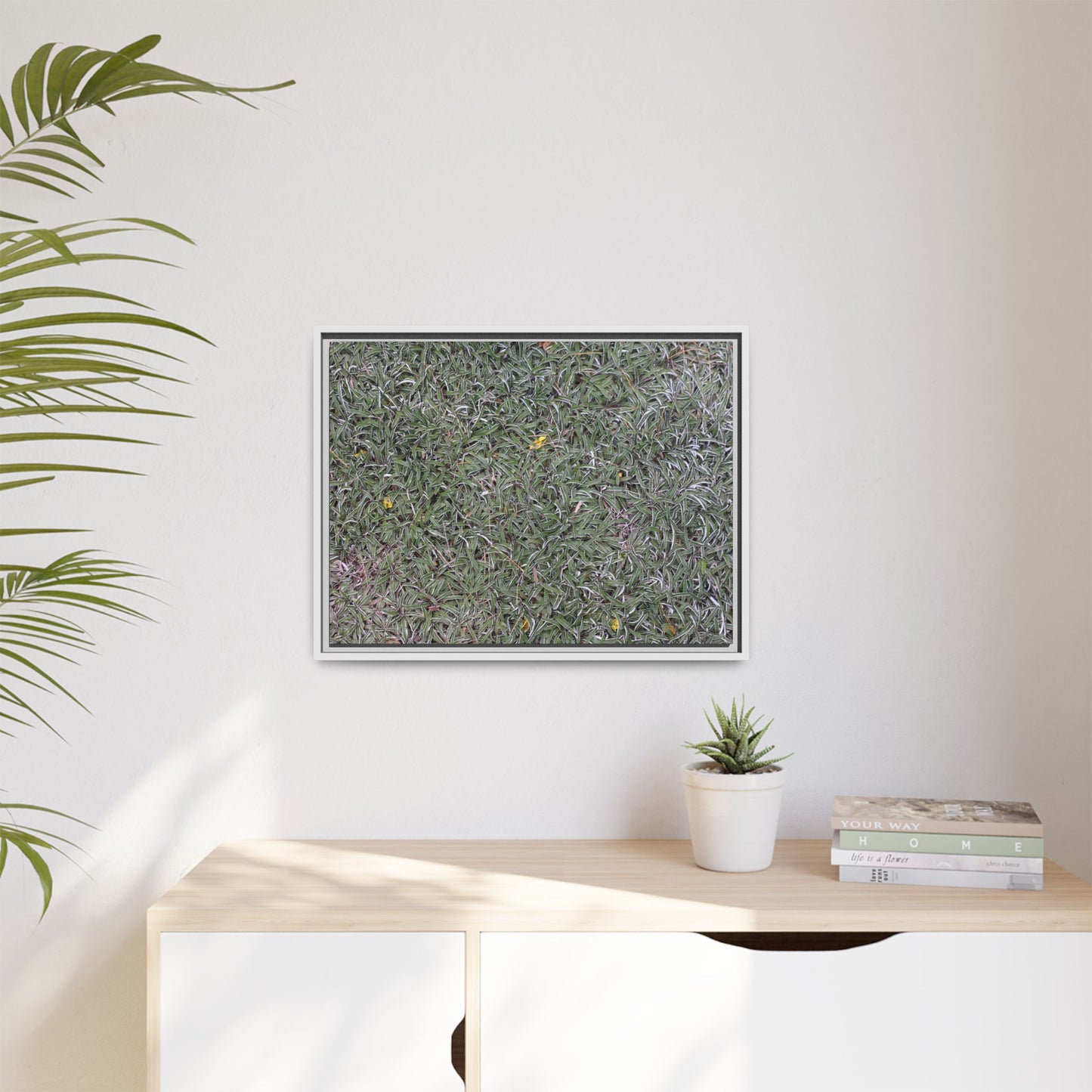 Grassy Texture - Unique Stretched Canvas Wall Art - Art By Earth