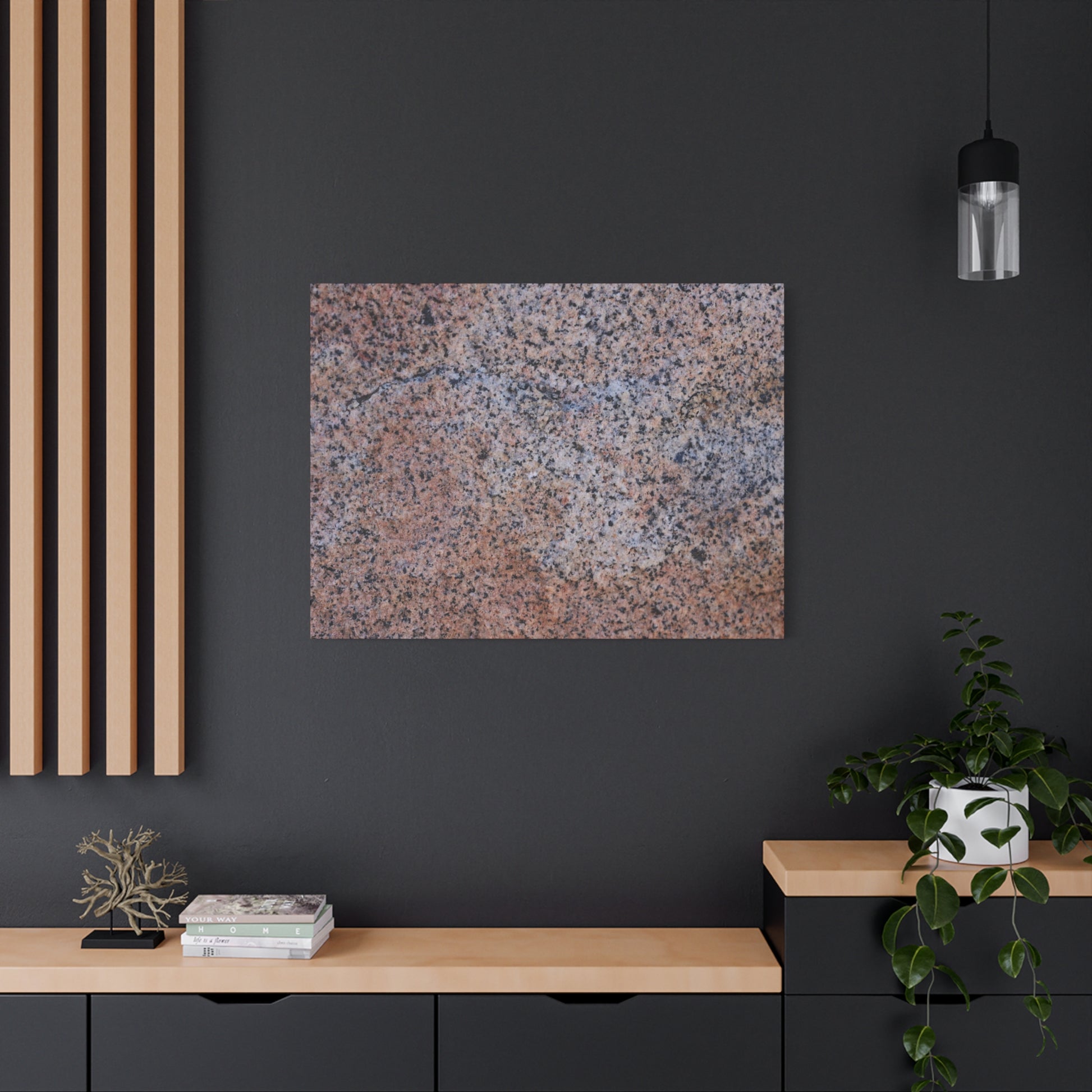 Granular Symphony - Unique Frameless Canvas Wall Art - Art By Earth